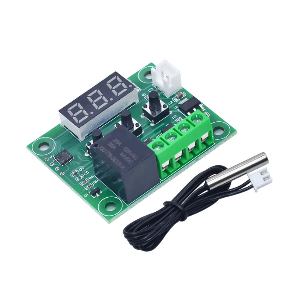 Digital Temperature Control Thermostat Switch Plate with LED Display
