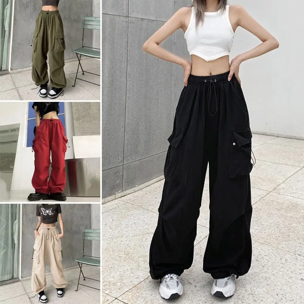 

Fashion Cargo Pants New Sagging Sensation Straight Cylinder Wide Leg Workwear Pants Trend Summer Casual Pants