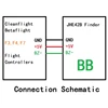 1/2/3PCS JHEMCU JHE20B Finder Buzzer Super Loud Tracker Alarm Beeper Built-in Battery LED Light For RC FPV Airplane Drone 6
