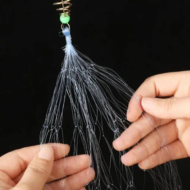 Fishing Net Trap Mesh Luminous Bead Netting Sea Fish Net Tackle Design Copper Shoal Cast Fishing Trap Fishing Tackle 3