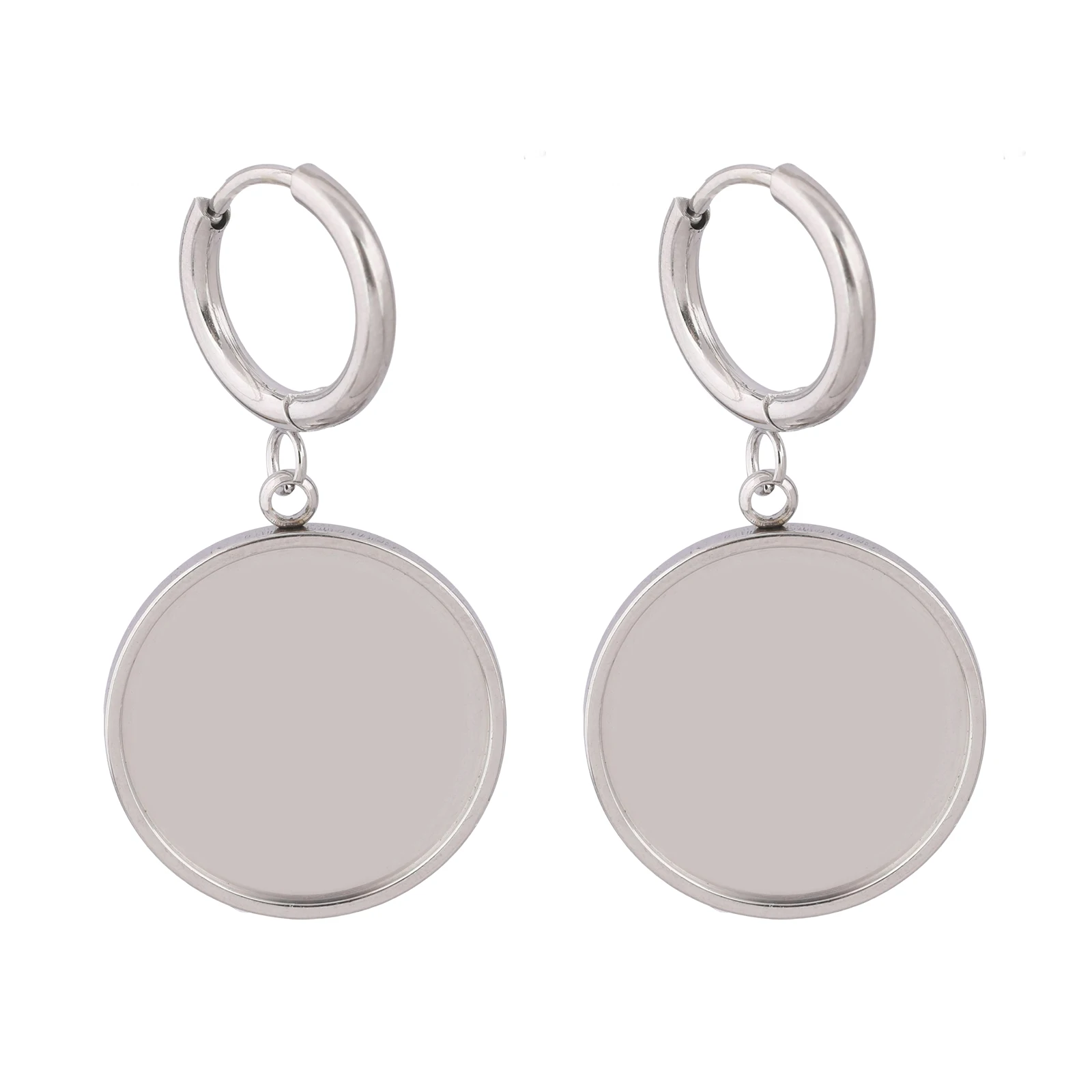 6-Piece Stainless Steel Leverback Earring Blanks
