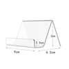 Transparent Acrylic Desktop Business Card Holder Table Desk Shelf Box Storage Display Stand Restaurant Office Supplies 6