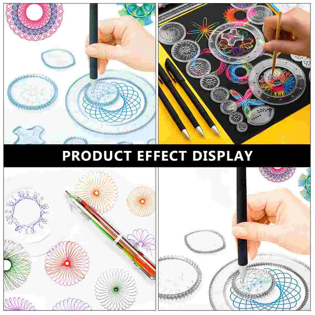 Painting Set Ruler Child Kids Suit Educational Toys Plastic Beautiful Drawing