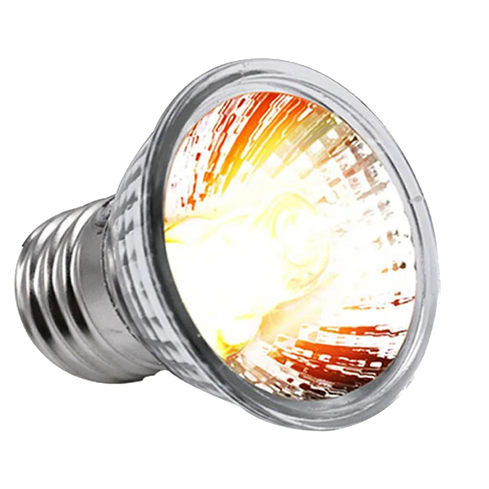 25/50/75W UVA UVB Reptile Heating Light Bulb Snake Turtle Pet Full Spectrum Basking UV Light Bulbs Heating Light