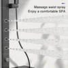 Digital Smart Grey Shower Set Bathroom Home Use Shower System Rainfall Sprayer Pressurised Bathing Apartment Head Shower 2