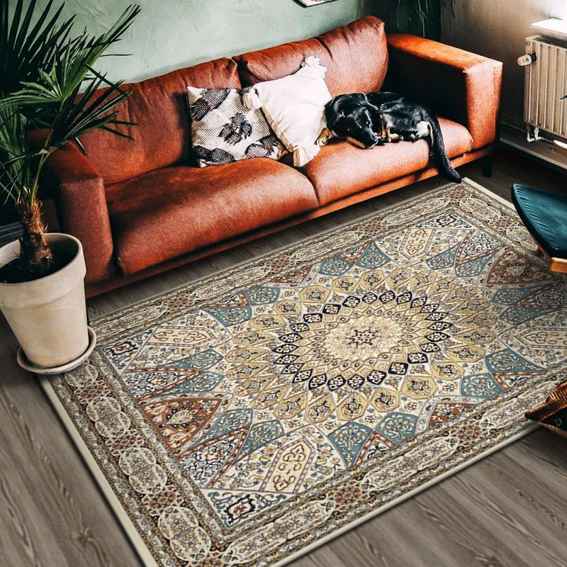 Persian Carpet Simple Moroccan Living Room Sofa Carpets Homestay Ethnic