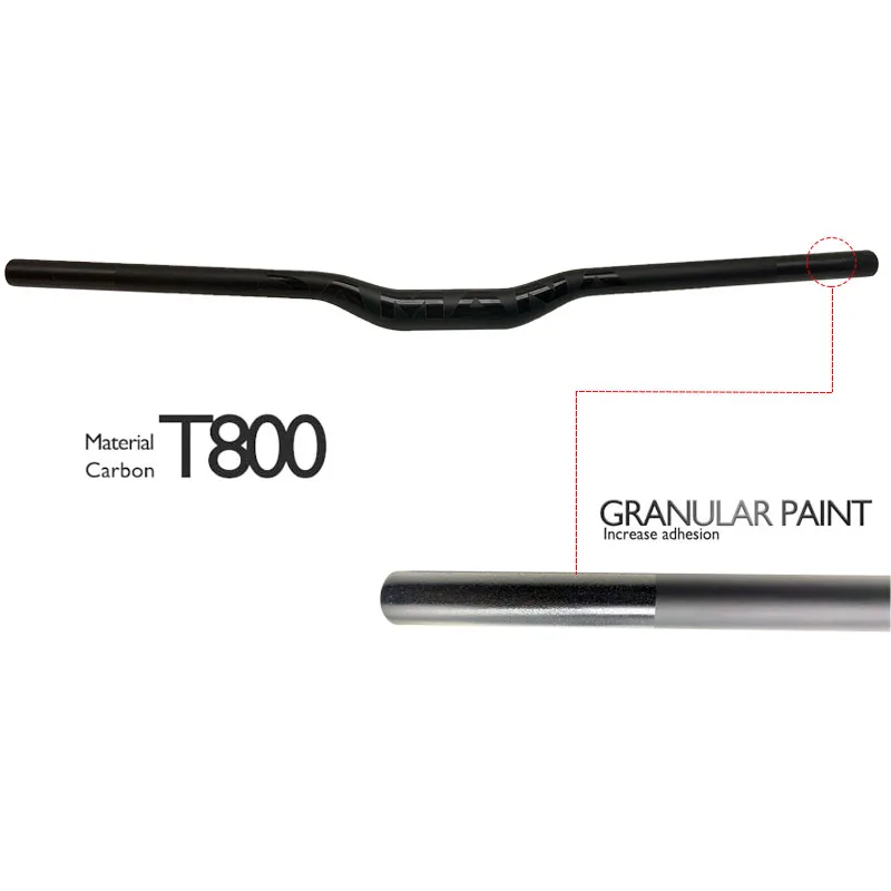 SAMANA Carbon Fiber Handlebar MTB Bicycle Handlebars Stem 31.8mm Bike Bars Parts 580mm-760mm