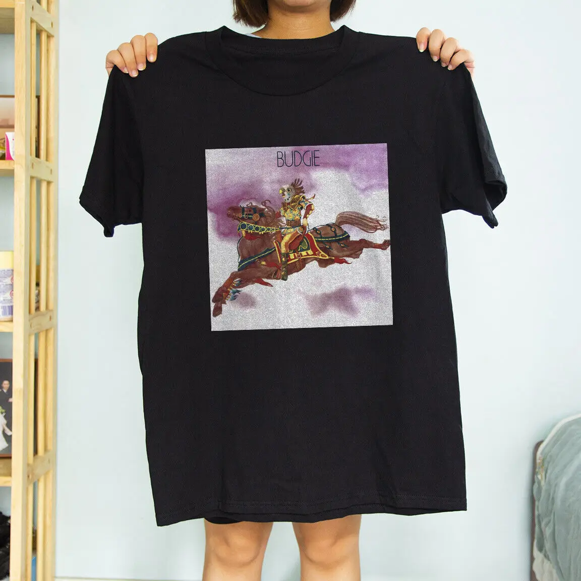 Maglietta Budgie Music Band Hard Rock Taglia S 5Xl Maniche Lunghe O Corte