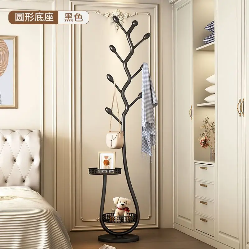 شماعة أرضية منزلية لغرفة النوم وغرفة النوم، رف معط...