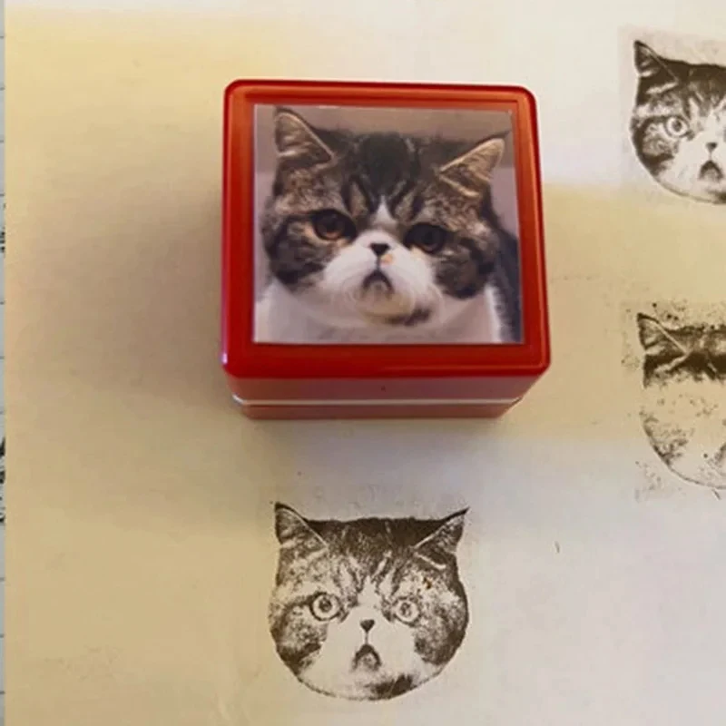 Custom-Made Pet Portrait Stamp DIY Dog Figure Seal Personalized Cat Doggy Cuztomized Memento Chapter Scrapbooking wax seal stamp wax seal stamp set