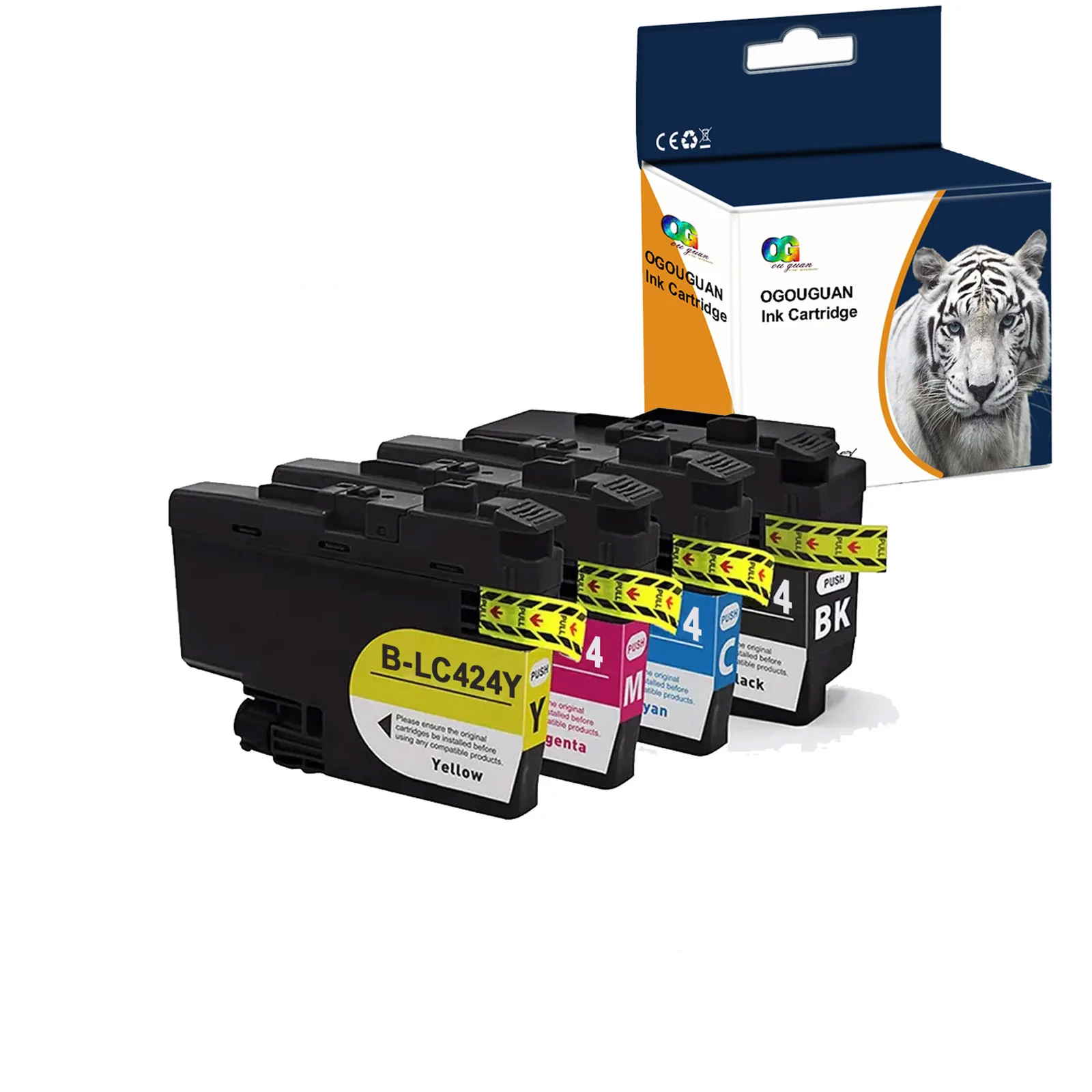 

LC424 lc424XL Стандартный чернильный картридж для принтера Brother B-LC424