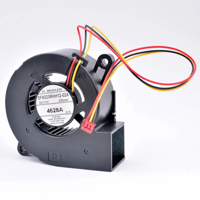 

SF6023RHH12-02A 60x60x23mm 60mm fan DC12V 250MA 4628A Turbo blower cooling fan suitable for projectors and retrofit cooling