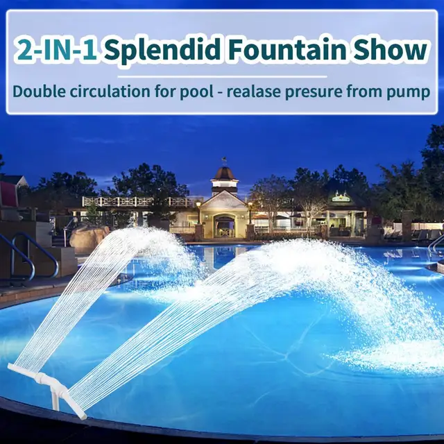 Tartós Medence Konzol Könnyű Felszerelés Dupla Fej Levegőztető Vízkeringés Tartsa Meg A Vízfresh-T - Image 2