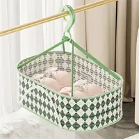 Drying Basket Clean Zipper Opening Design Layering Up And Down Strong Lanyard Good Air Permeability Household Clothes Basket 2