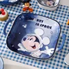 MINISO Disney Mickey Porcelain Bowl Kawaii High Temperature Ramens Bowl Cartoon Large Capacity Tableware Children Ceramics Set 3