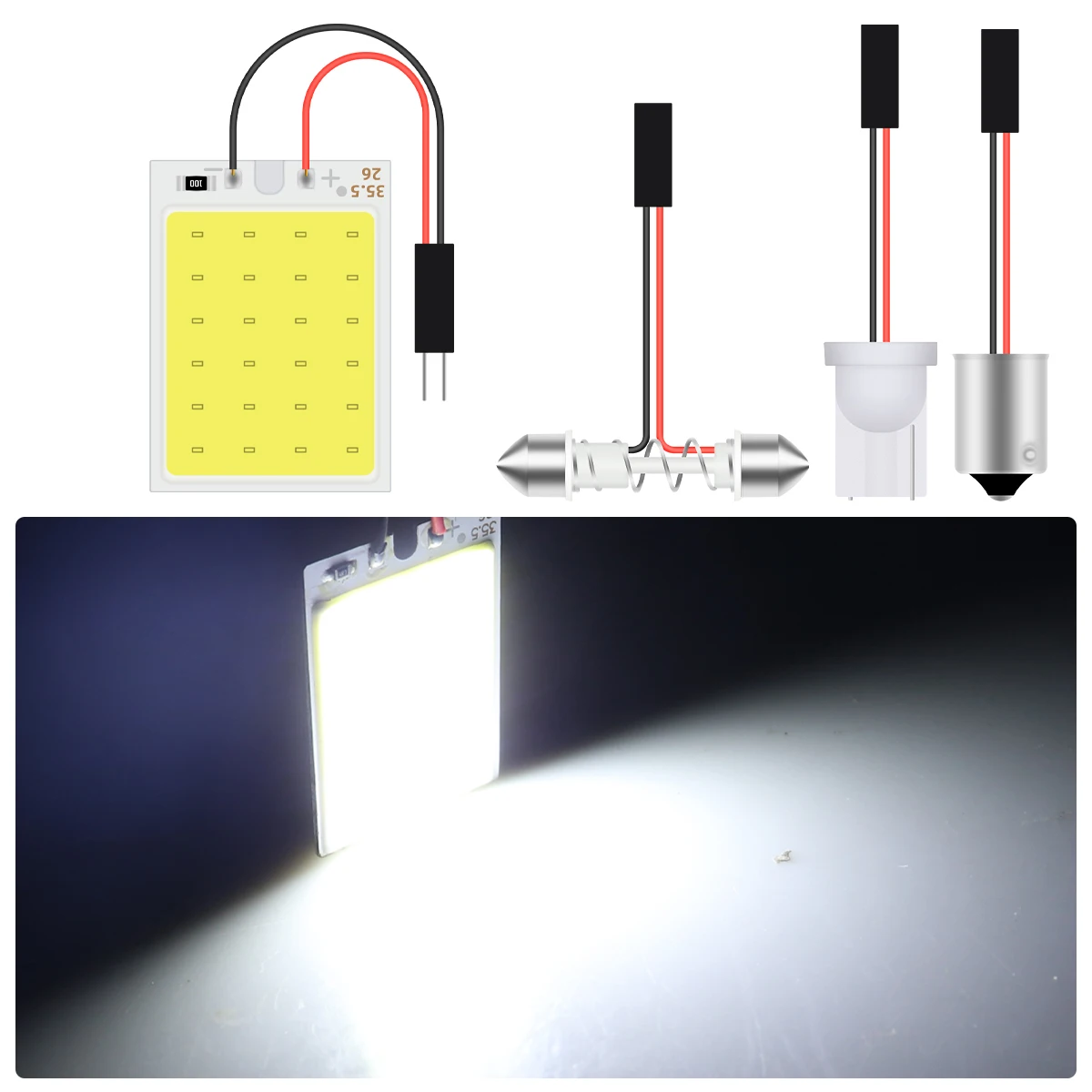 1 комплект, фонари для внутреннего освещения, лампа для чтения, C5W t10 w5w BA9S