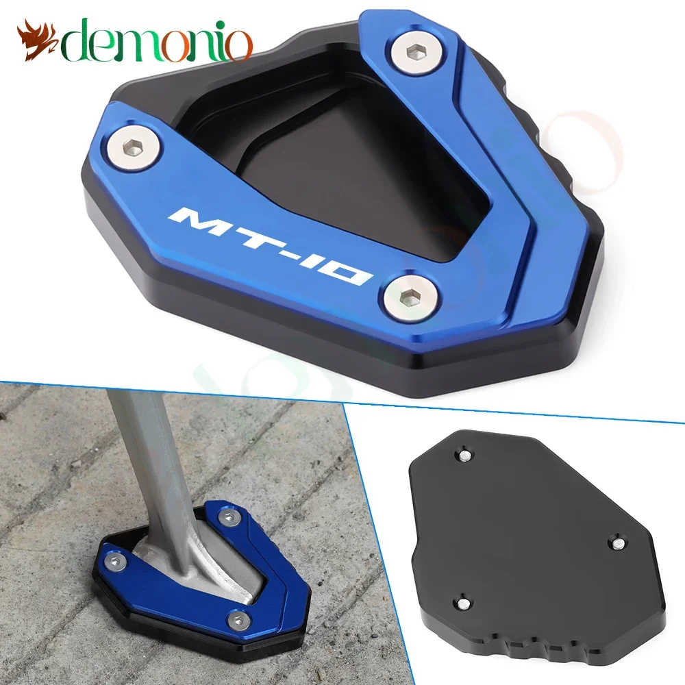 Motorcycle Foot Support Plate Side Stand Extension Pad Accessories