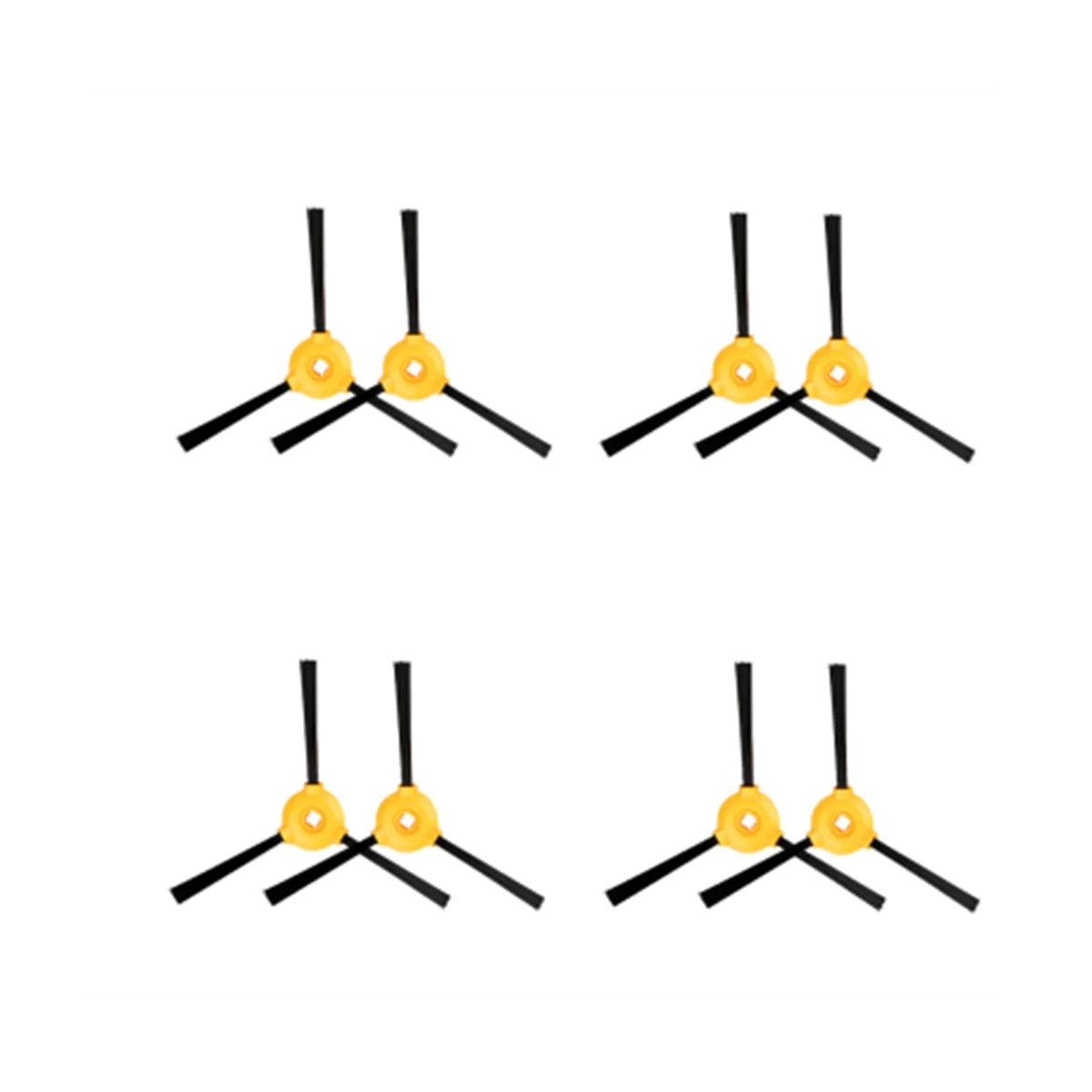 8 шт. боковая щетка для робота-пылесоса ECOVACS Deebot DN620 DN621 DH35 DH36 DH43 DH45 Yeedi K600 K700, запасные части