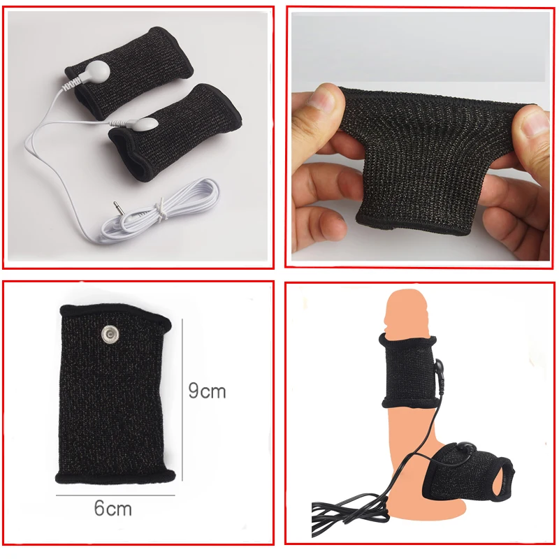 Bdsm Electrical Shock Cock Cage/Penis Enlargement Ring E-Stim Urethral Plug,Male Masturbation Gay Medical Sex Product Accessory