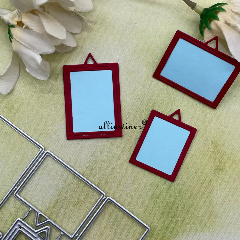 사진 프레임 금속 커팅 다이 스텐실 DIY 스크랩북 앨범 종이 카드 엠보싱용 다이 컷