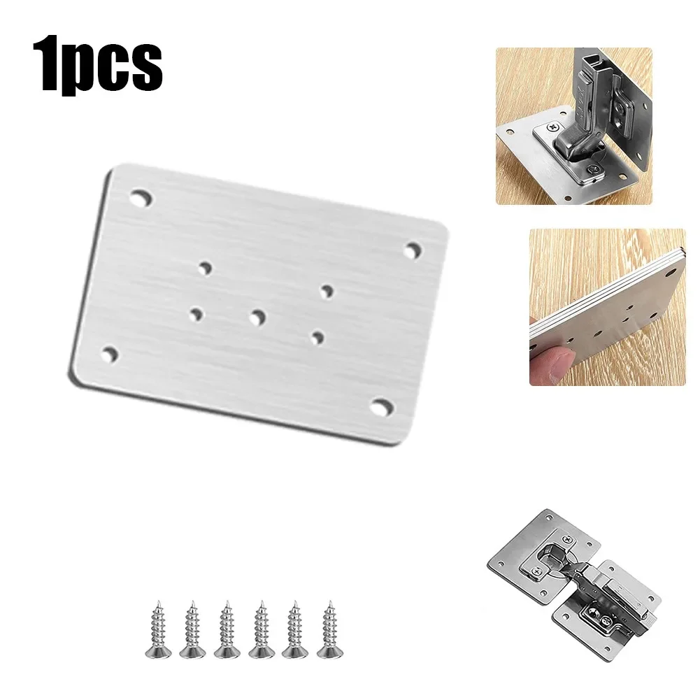 Hinge Repair Plate 1/2/4/10Pcs for Cabinet Furniture Drawer Table