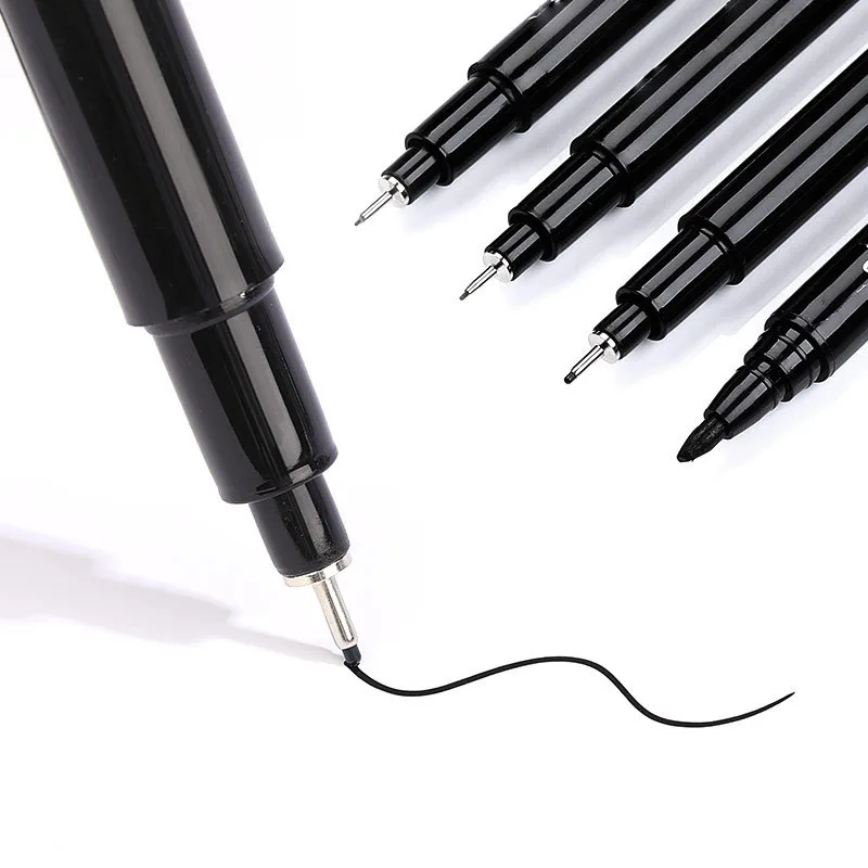 Nail Art Paintbrush With Ultra-fine Drawing Lines Edges Quick Drying Waterproof Acrylic Marker Pen Graffiti Pen 4