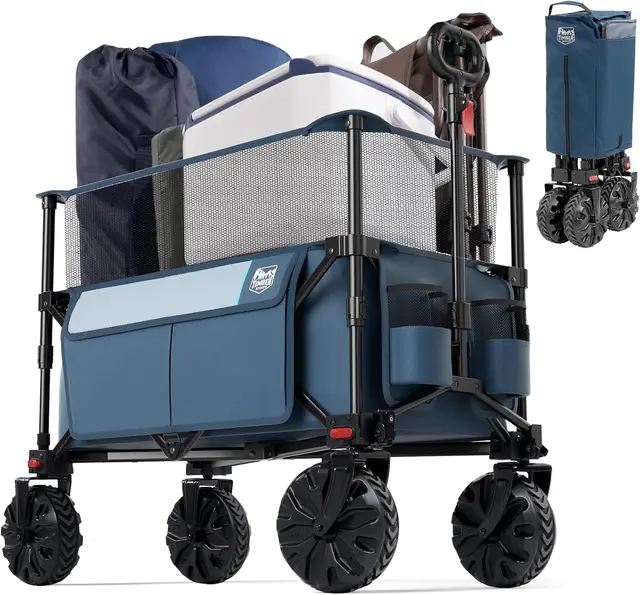 Grocery Cart TIMBER RIDGE Outdoor Collapsible Wagon With Brakes