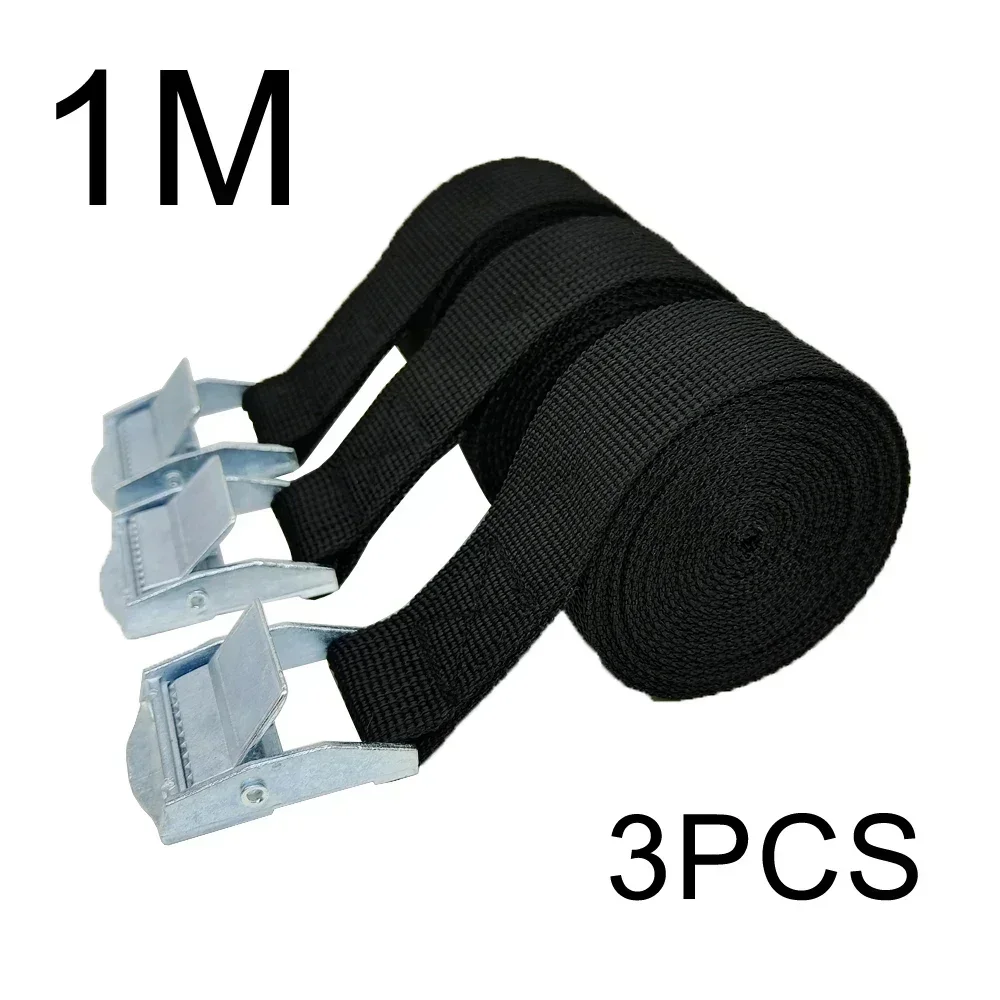 Durable Nylon Cargo Tie Down Strap with Zinc Alloy Buckle for Trucks Motorcycles