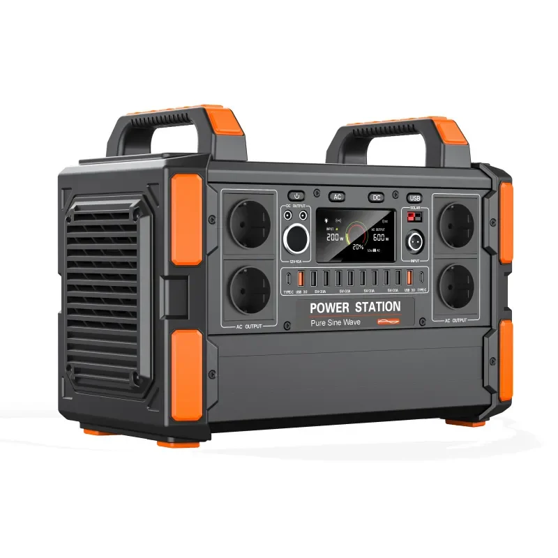 LiFePO4 Portable Power Station 1200W 1008WH Mobile Power Supply Solar Generators