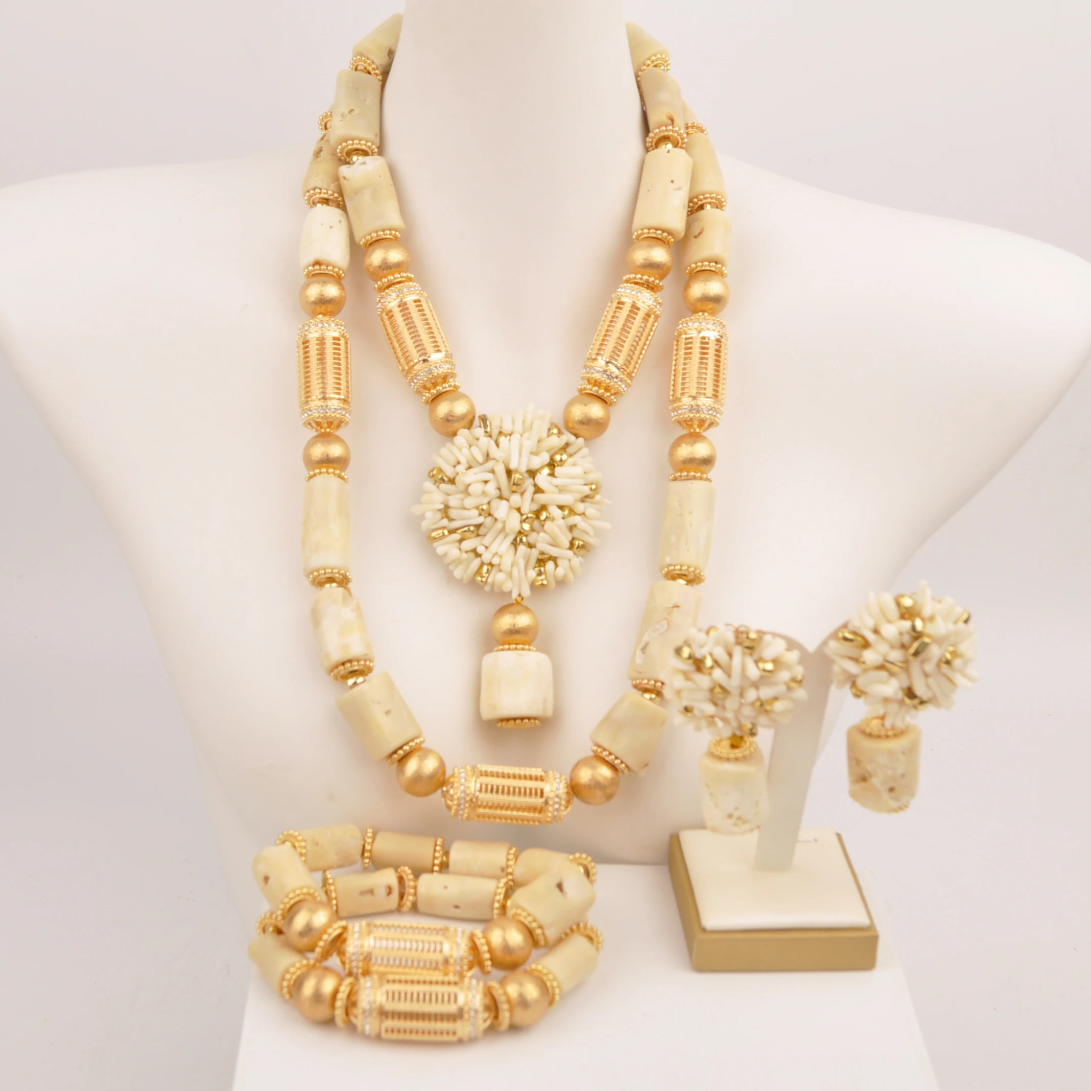 natural-white-coral-beads-african-jewelry-sets