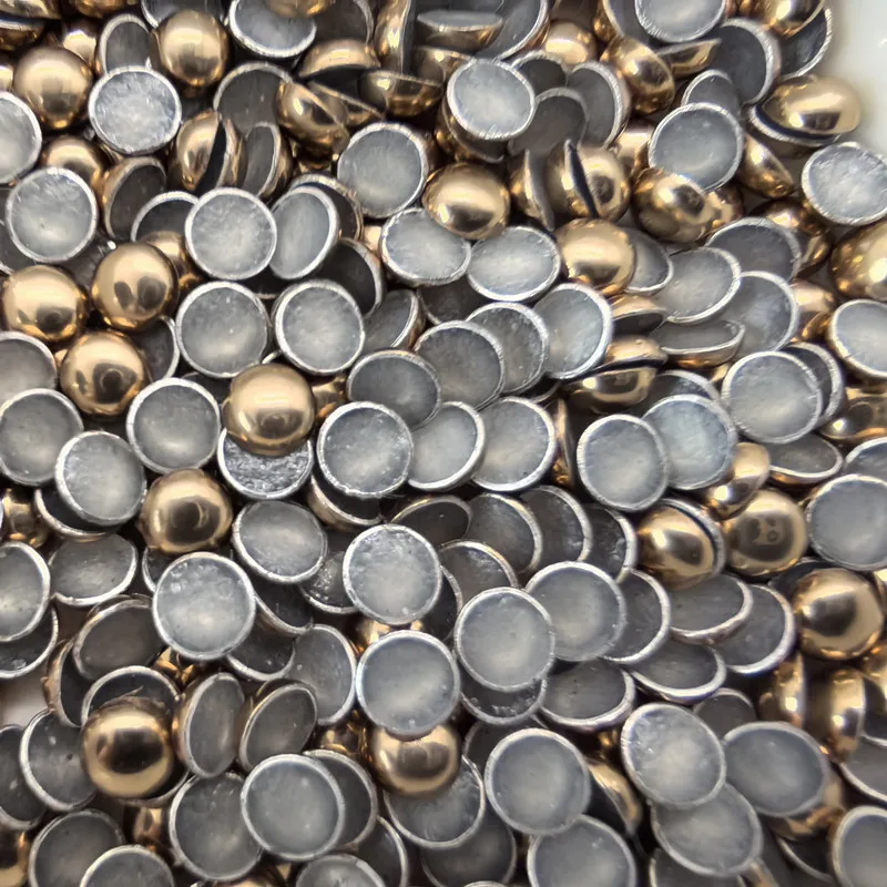 50 Pz X Hot Fix Ferro Su Rivetti A Stella Prisma Borchie Superiori - Foto 5