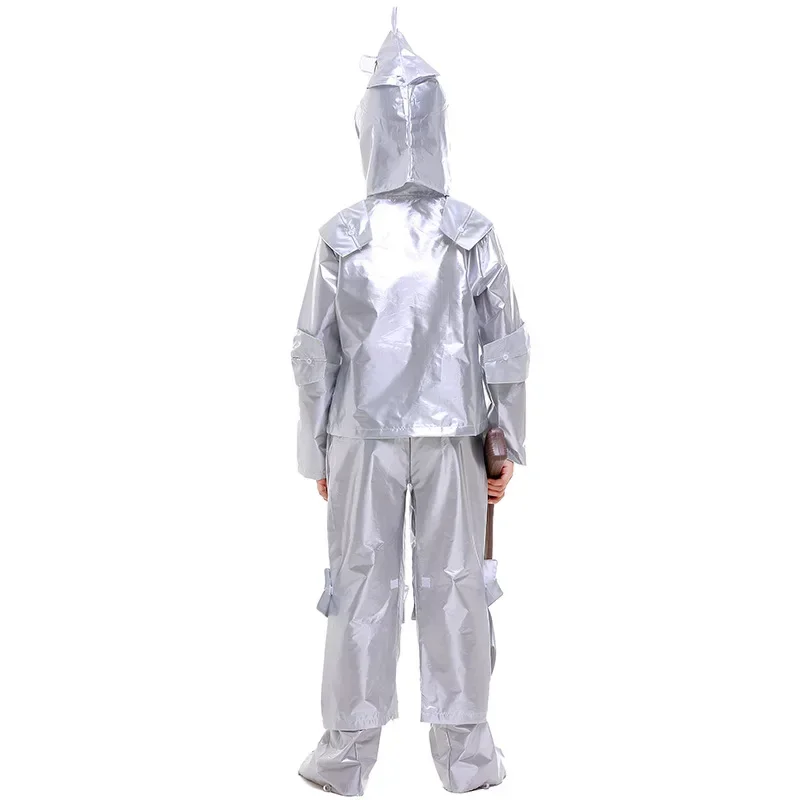 Halloween Cosplay Tin Man Costume Parent-children Clothing Adult Male Iron Man Costume