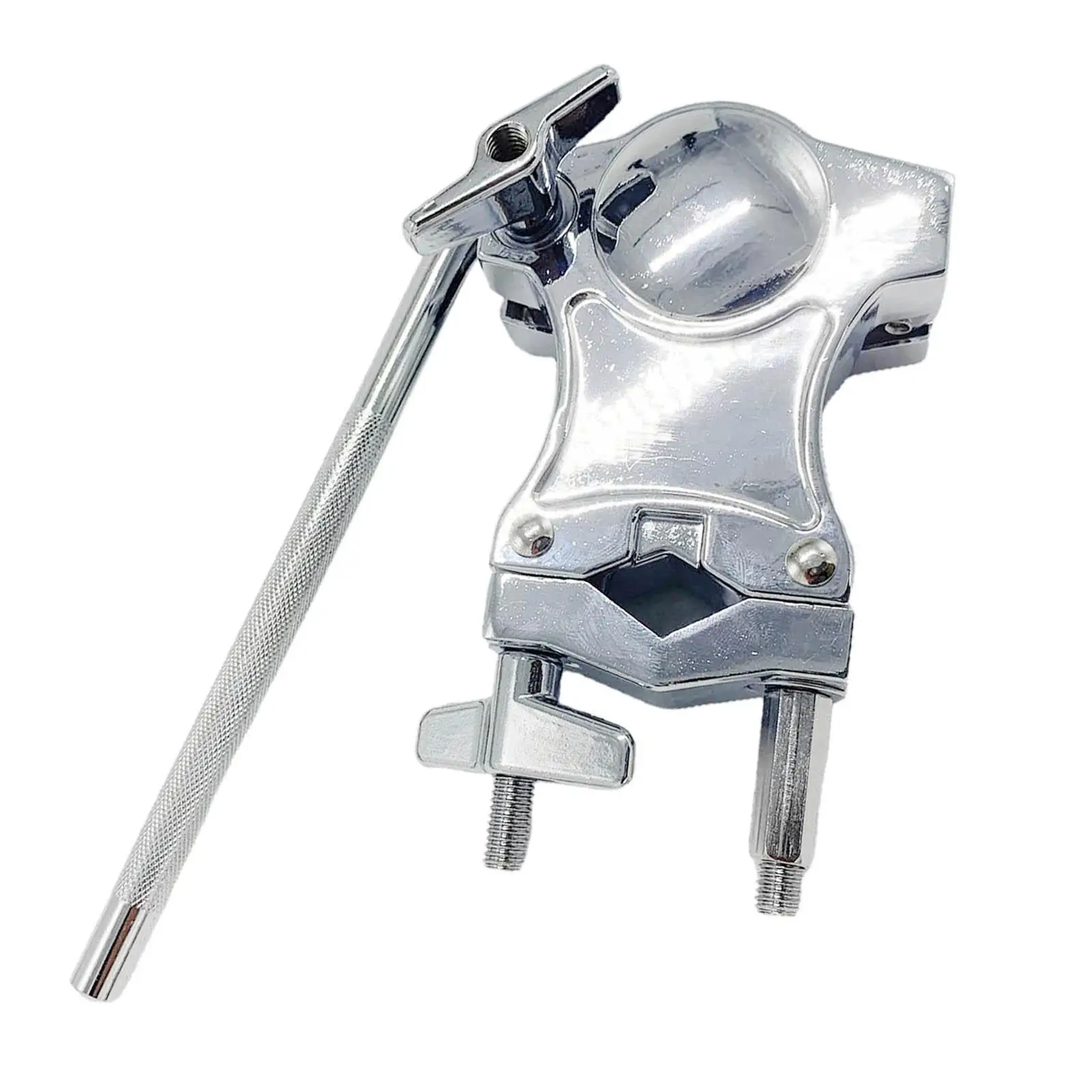 DIYZincAlloySingleTomHolderSilvertomArmMountSupportDrumClip