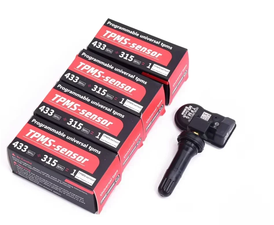 TPMS Sensors 2 in 1 433MHz+315MHz Support Programing 4pcs/set