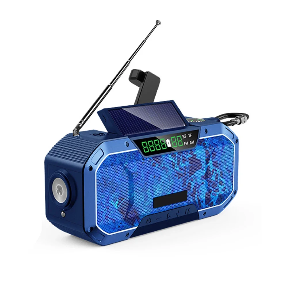 Powerful Emergency Radio With Hand Crank For Off Grid Power On The Go