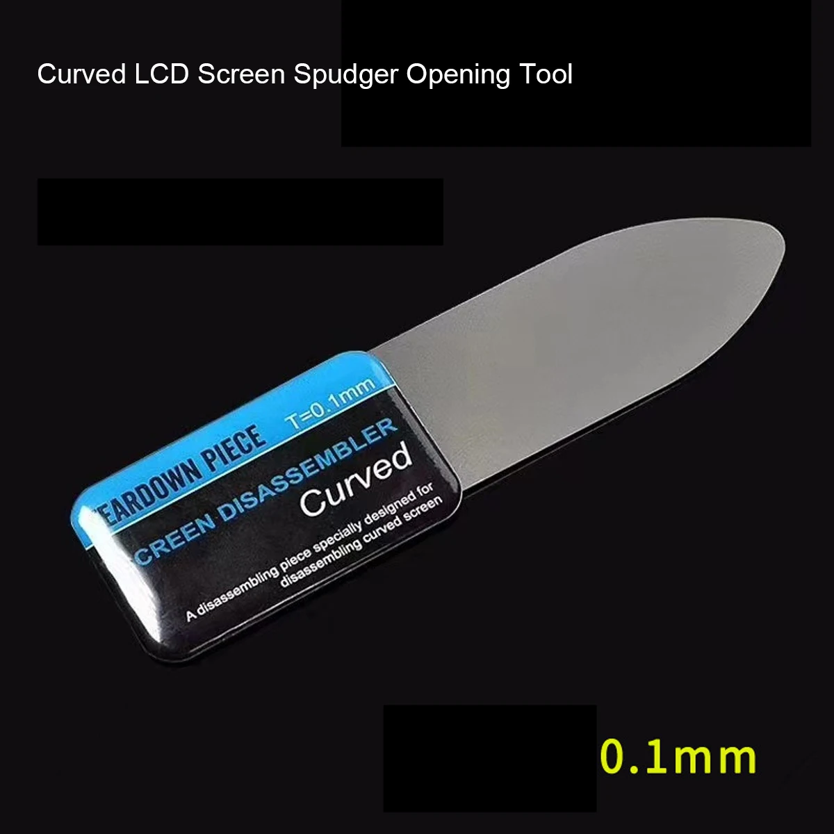 1-5Pcs 0.1mm 태블릿 휴대 전화 곡선 LCD 화면 Spudger 오프닝 카드 도구 울트라 얇은 유연한 디스 어셈블러 MetalSteel