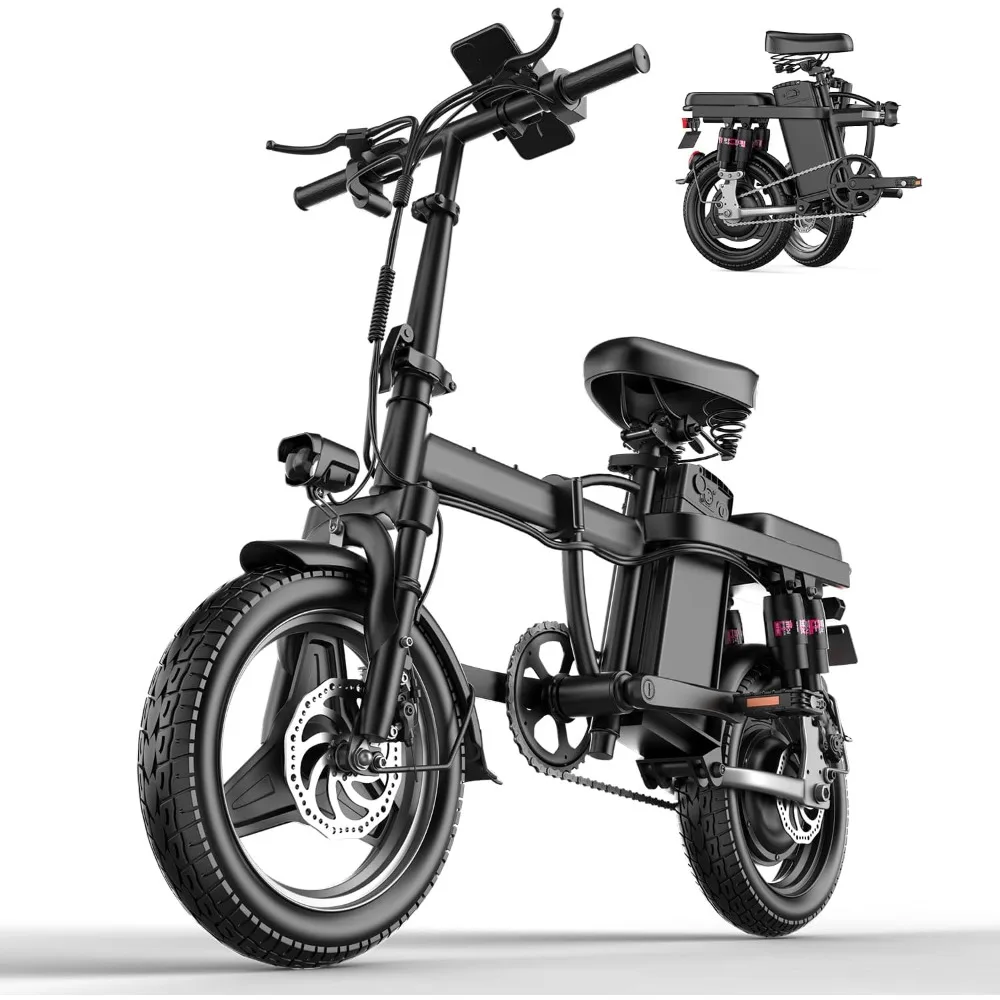 Electric Bike Adults Folding 500W Motor 14