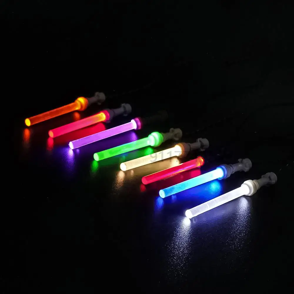 LED Action Figures Lightsaber Accessories - DIY Warrior Sword Blocks