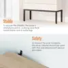 Shoe Cabinet, Shoe Storage Cabinet with 2 Flip Drawers, Slim Shoe Storage Rack with Charging Station for Entryway Hallway Living 6