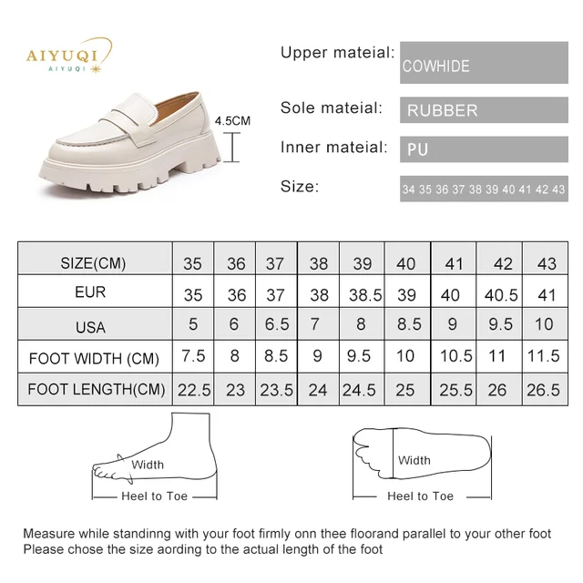 AIYUQI Women Shoes Loafers 2022 New Genuine Leather Casual Spring Shoes Ladies College Style Oxford Shoes Women 6