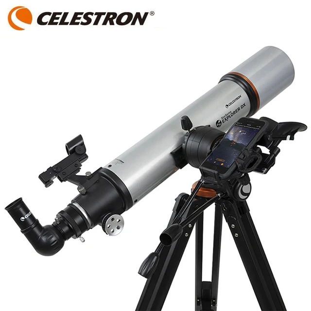 Celestron-telescopio astronómico profesional StarSense Explorer DX 102AZ 102MM F/6,5 AZ, Refractor con adaptador para teléfono inteligente, #22460 1
