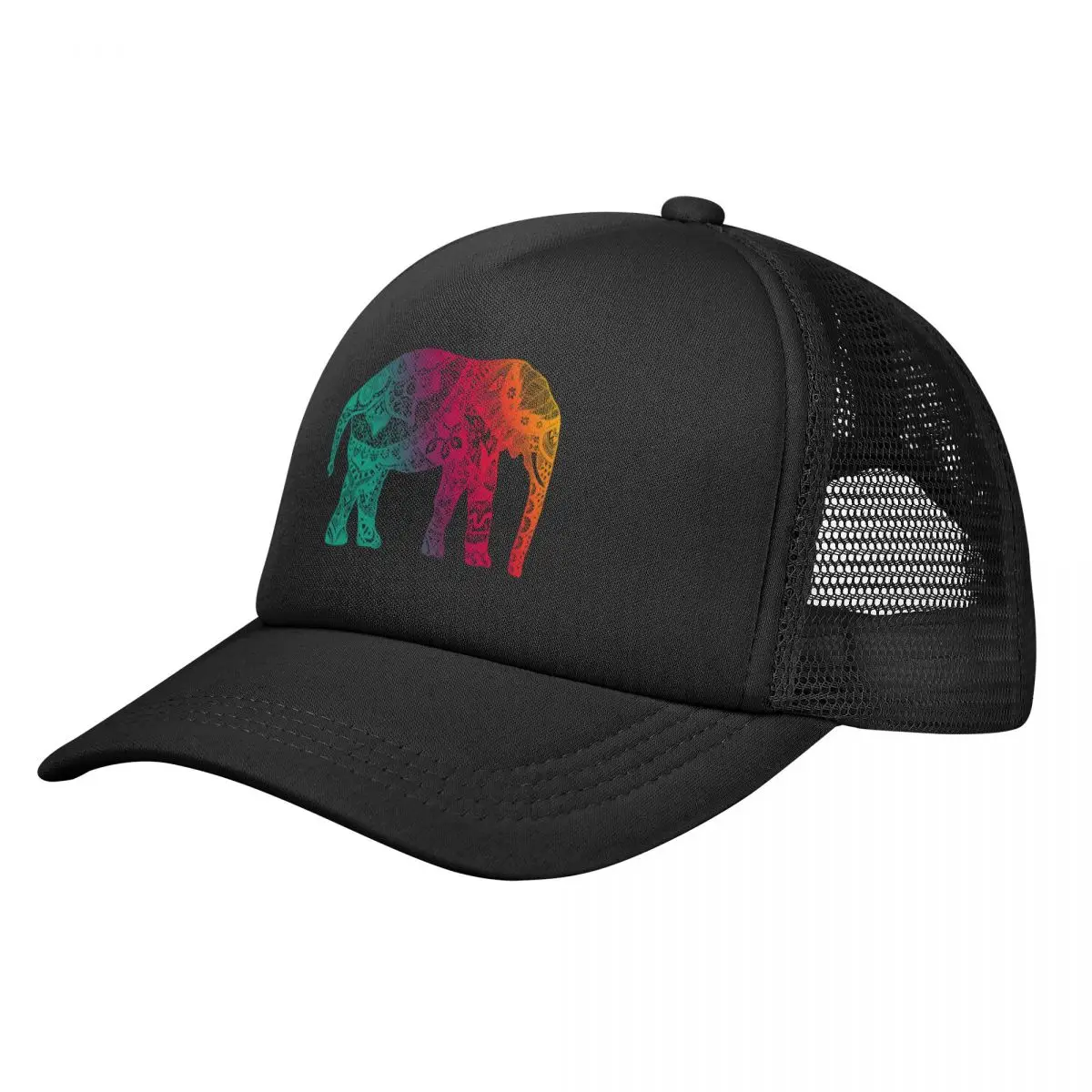 

Warm Elephant Racerback Unisex Adult Mesh Baseball Cap for Spring and Summer