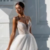 Charming Wedding Dresses Glitter Bridal Gowns Spaghetti Straps Robe For Formal Party Appliques Vestidos De Novia 2025 Customized 3