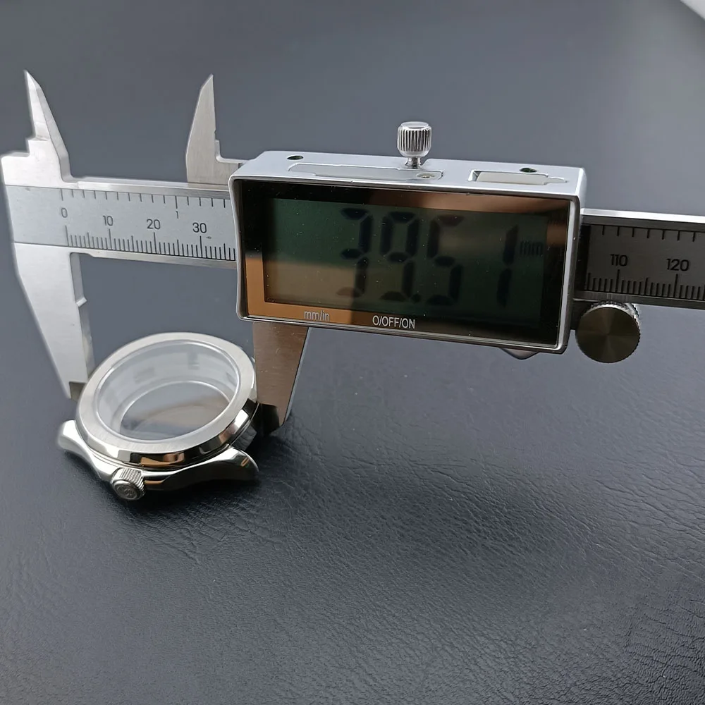 Stainless Steel Watch Case with Sapphire Crystal and 20mm Strap Compatibility