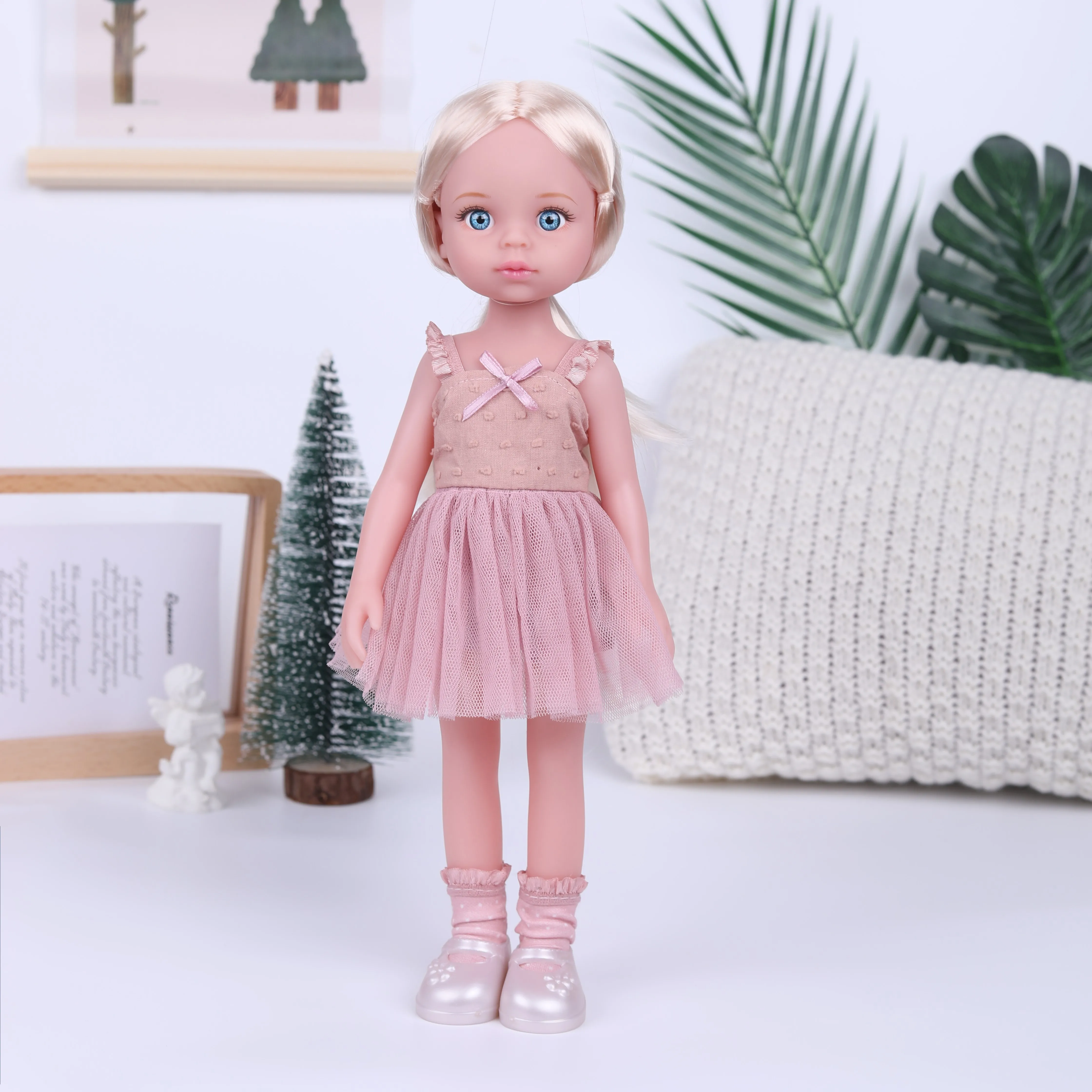 14 Inch Baby Doll Girls Toys,Children Birthday Toys Gifts Collectible Figures - 5