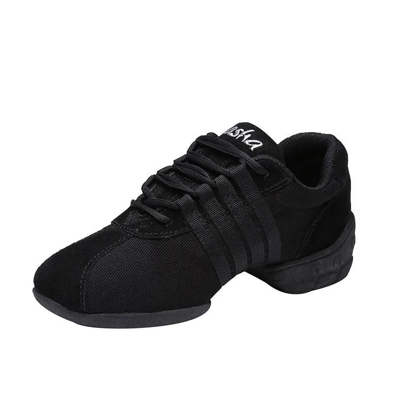 

Modern Dance Shoes Women Soft Bottom Jazz Shoes Outdoor Breathable Sports Dance Shoe Spring and Autumn Mesh Training Shoes New