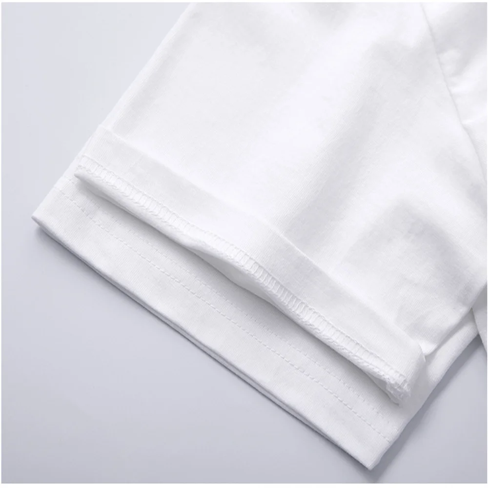 Men's Trendy Loose-Fit Cotton T-Shirt with Printed Design