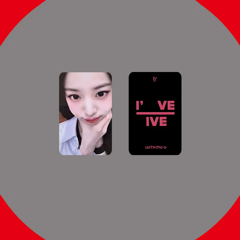 Kpop IVE New Album Photo Cards GAEUL YUJIN Photocards Album Photos Small Lomo Card For Fans Collection Photocards 6PCS/Set