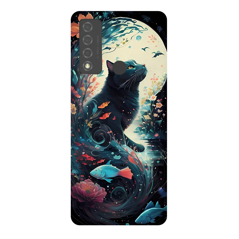 Lovely Panda Wolf Soft Silicone Back Cover