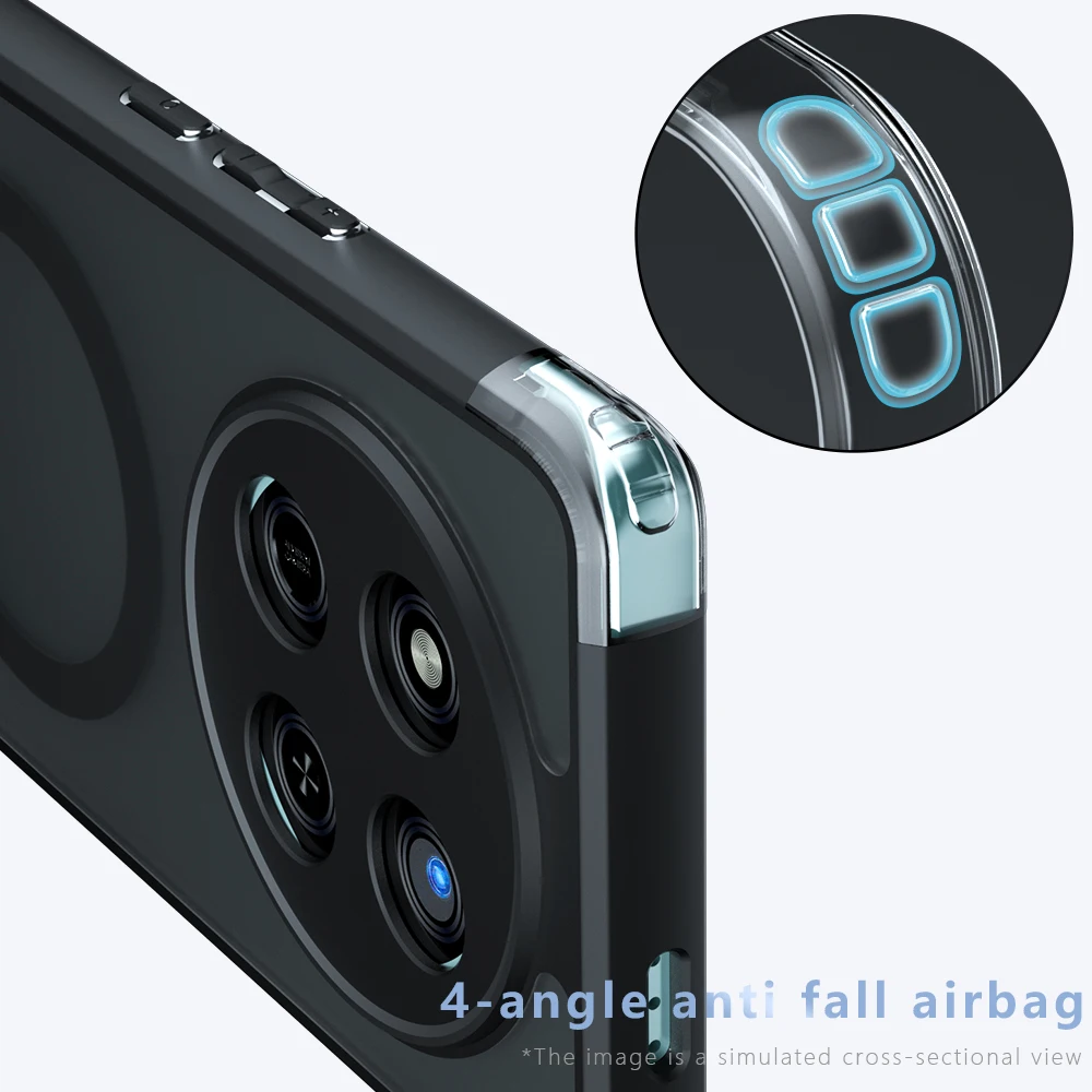Luxury Magsafe Armor Shockproof Bumper Phone Cover
